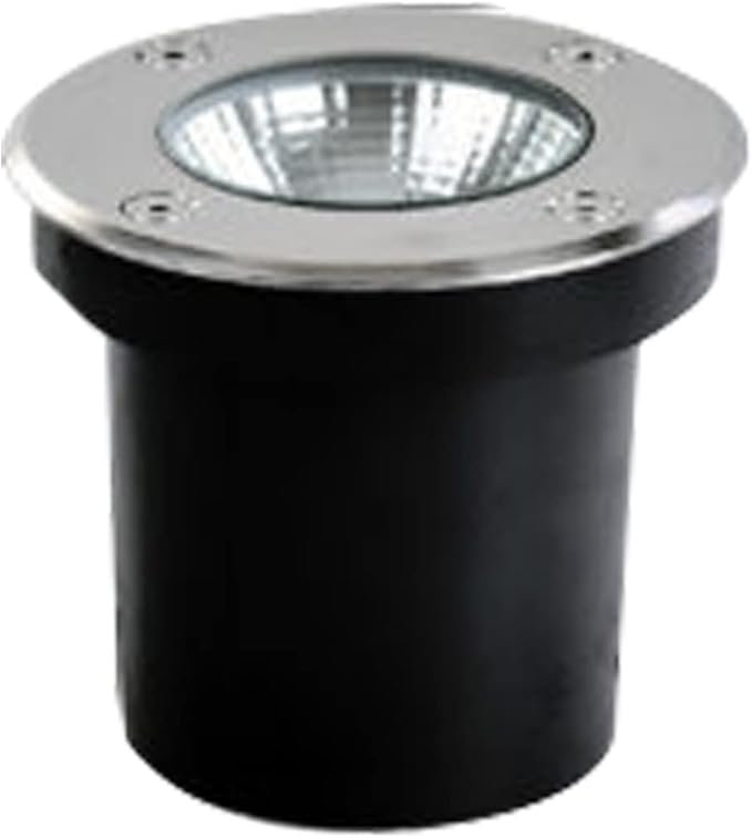 Outdoor Buried Spotlight COB Ground Lights IP65 Waterproof Stainless Steel Embedded Jardin Landscape Light for Step Driveway Walkway Lawn Pathway Lighting