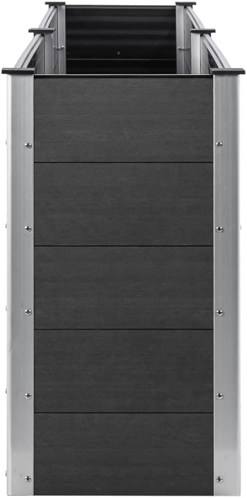 Garden Raised Bed 78.7x39.4x35.8 WPC Gray