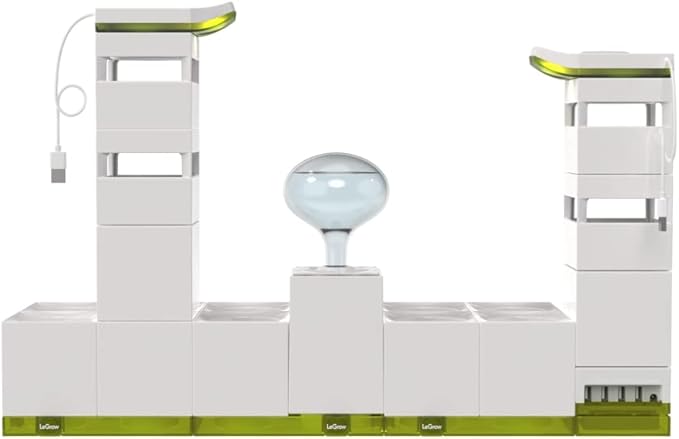 LeGrow Home Garden Enjoy The Natural Landscape Daily Automatic LED Grow Light 7 Days Watering Free Ecosystem Modular Design Fits Any Space Write [Plants NOT Included].