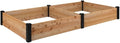 Outdoor Essentials Haven 4 ft. x 8 ft. Natural Cedar Raised Garden Bed