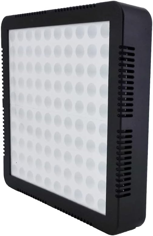 Fengyan Home Bulbs 1-Pack LED Seedling Lamp AC85-265V 300W LED Grow Lamp with Fan Greenhouse Vegetable Planting Fill Light(300W Black Shell)