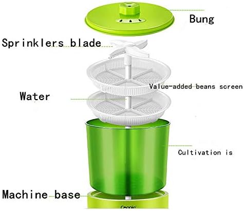 Intelligent Bean Sprouts Machine Grow Automatic Large Capacity Thermostat Green Seeds Growing Automatic Bean Sprout Machine -