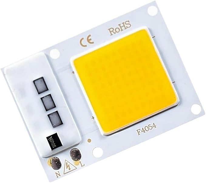 5pcs LED COB Chip 10W 20W 30W AC 220V 110V Smart IC Without Driver LED Lamp Beads for Floodlight Spotlight DIY Matrix Lighting(Warm White220V-30W)