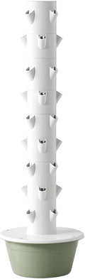 Aeroponic Vertical Grow Tower Soilless Hydroponic Planting System Indoor Vegetable Garden with Circulating Pump for Fast High-Yield Growth(9th Floor)