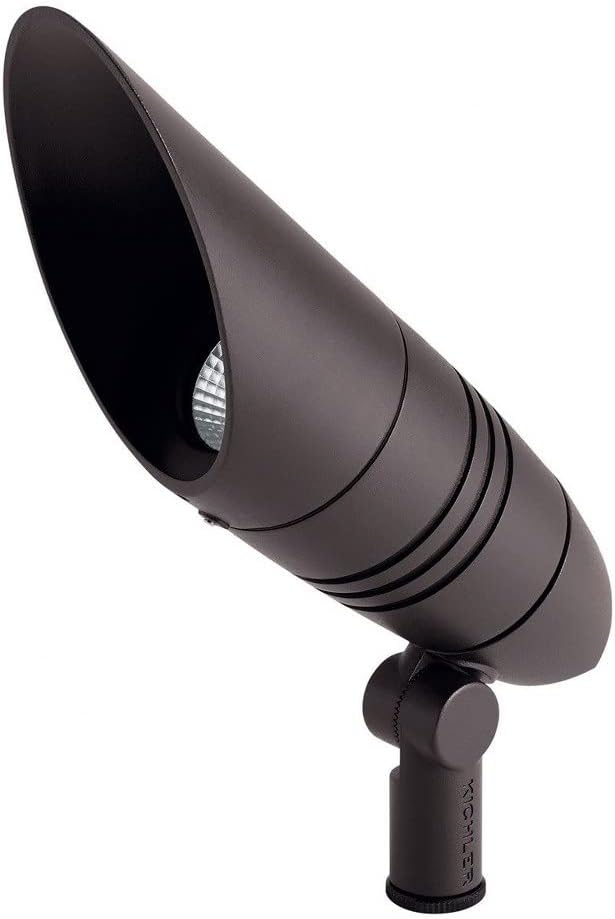 KICHLER Landscape LED 10 Watt 3000K Landscape Accent Light in Textured Architectural Bronze 16213BKT30