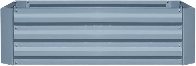 Zenport WS1203 Raised Garden Bed Kit Gray (47.3x35.4x11.8) Gray - 3 Pack