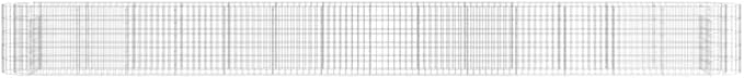 Gabion Raised Bed Gabion Cages Basket Steel Woven Gabion Net Garden Plant Above Ground Garden Boxes Outdoor Garden Galvanized Planters Metal Trough 212.6x19.7x19.7
