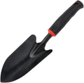 BESPORTBLE 6-Piece Garden Tool Set Black Plastic Handle Iron Small Shovel and Hoeing Rake for Gardening and Flower Bed Maintenance
