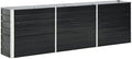 YAFF Garden Raised Bed Galvanized Steel 94.5x15.7x30.3 AnthraciteAnthracite