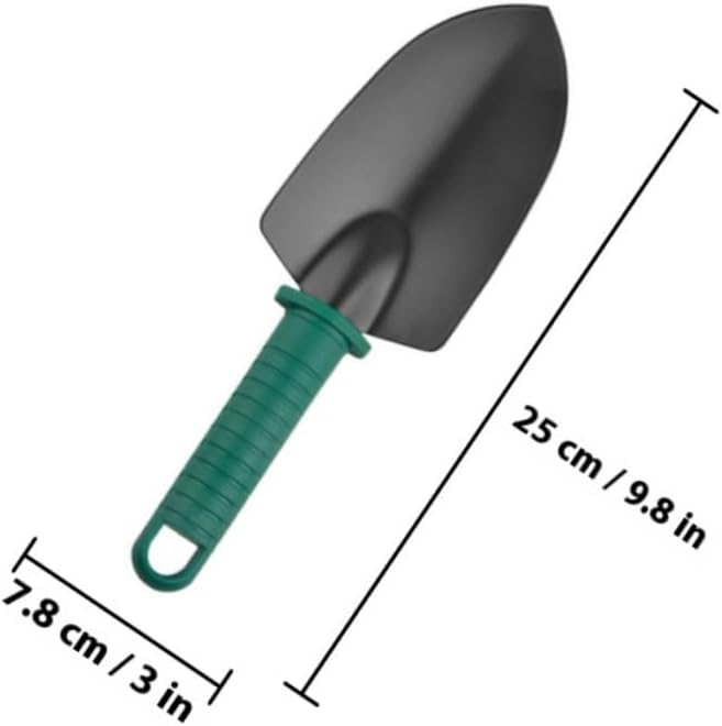 Garden Tool Set with Carry Case 5pcs Portable Gardening Shovel and Rake Kit for Flower Planting and Outdoor Garden Work