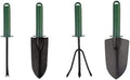 tooloflife 4 Pieces Garden Tool Set Including Rake Tip Shovel Round Shovel Seedling Device Planting Flower Shoveling Soil Gifts for Women Men