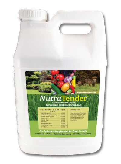 NutraTender 5-5-10 Foliar Fertilizer (1 Gallon) with Micronutrients: Boron Copper Iron Manganese Molybdenum Zinc