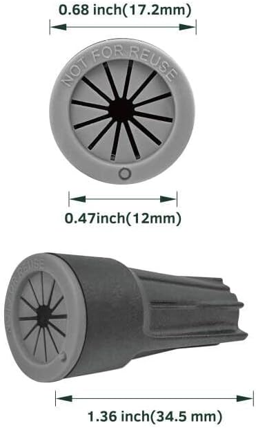 GKOLED 30W 5000K Bullet/Round Outdoor Spotlight 44 Degree Beam Angle Light with 30-Pack Waterproof Large Size Wire Connectors