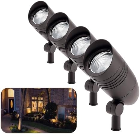 Kichler 16216AZT40 Transitional Accent from Landscape LED Collection in Bronze/Dark Finish 8.50 inches