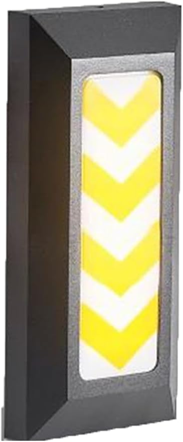 Outdoor Landscape Step LampArrow Garden LED Light IP65 Waterproof Stair Corner Lights for Patio Pathway Step Buried(6W(AC86-265V))