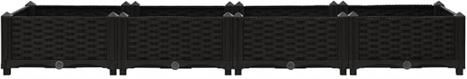 SKM Raised Bed 160x40x23 cm Polypropylene (Weight-12KG)-6529