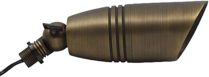 Liberty LBE-17 Solid Brass Low Voltage Spot Light - LED Compatible Landscape Light Fixture Antique Bronze Finish