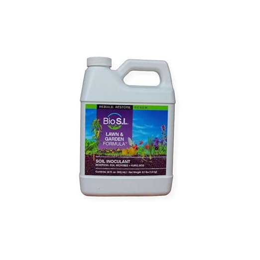 Bio S.I. Lawn &amp Garden Soil Conditioner – Microbial Soil Amendment for Moisture Retention &amp Soil Health – Quart Spray Bottle