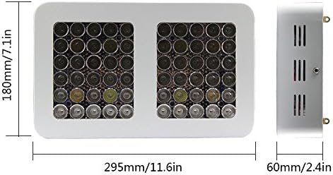 1pc CE Rohs Waterproof Ip44 Plant Hydroponic SMD 300W LED Grow Light Full Spectrum Full Spectrum DIY Panel Led Plant Grow Light for Plant Growth Lamp Kit (1pc 300w)
