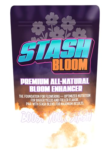 Stash Bloom All-Natural Bloom Booster (2-8-6) – Premium Flowering Nutrient &amp Bud Builder for Heavy Yields – Concentrated Dry Soil Amendment with 9% Calcium &amp Fish Bone Meal (4 lbs)
