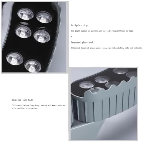 IP65 Waterproof LED Tree Surrounding Lights - 5PCS A-RGB Ring Spotlights 60W Outdoor Garden Pillar Lamps for Courtyards and Landscapes AC220V