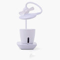 Lampada per piante 5w Lampada da coltivazione Lampada da coltivazione a doppia Testa a spettro completo con collo d'oca regolabile a 360 gradi per piante da interno (Colore : Bianco)