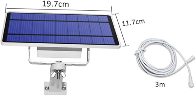 Solar Wall Light for Garden Patio Stairway Practical Split Design for Outdoor Landscape Illumination White