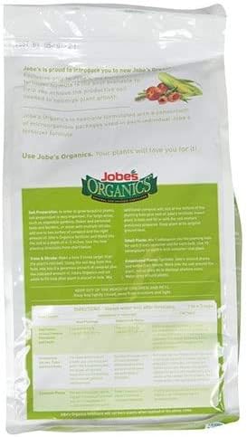Jobe’s Organics 09526 Organic All Purpose Granular Fertilizer 4-4-4 4 lb (Тwo Рack)