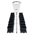 AutoPot 16 Pot easy2grow System with 2.2 Gallon Plastic Pots and 60 Gallon PRO FlexiTank - Dual-Pot Self-Watering Gravity-Fed Hydroponic System (16Pot - 2.2 Gallon - 60 Gallon PRO FlexiTank)