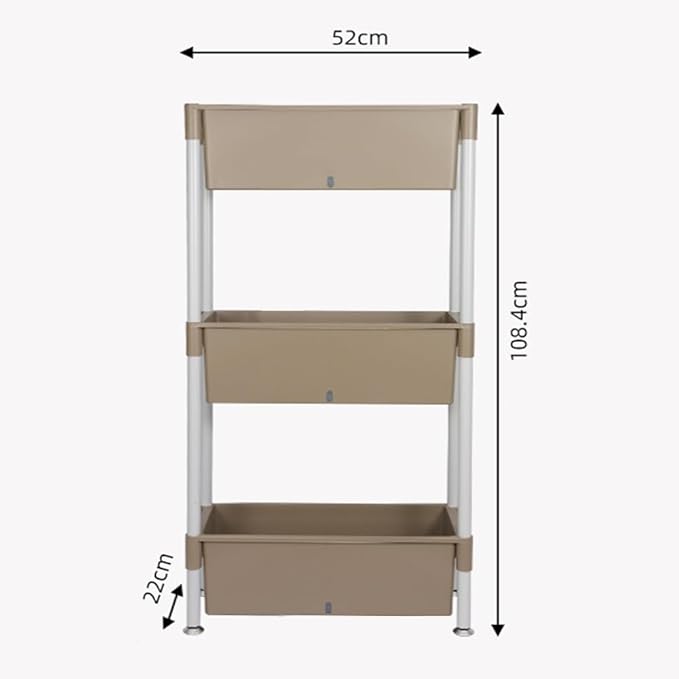 Garden Hydroponics Growing System Hydroponic Growing System Kits Equipped with Inner Pad Water and Soil Separation for Vegetable Fruit Herb(Coffee Color)