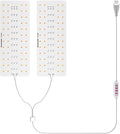 2Head Full Spectrum Grow Lights DC5V Indoor Seedling Planting Panel Lamp Dimmable Hydroponic System UV/IR Auto On/Off 8/12/16hours Timer Greenhouse Tent Cultivate Lighting Flower Succulents Fill Lamp
