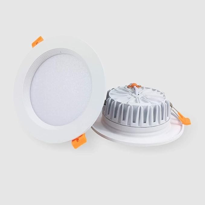 SHENSHENG-1pack Outer Diameter 10 Cm Ultra-Thin Recessed Lighting 5w with Junction Box Led Ceiling Light Daylight Indoor Spotlight Livingroom Aisle Balcony Dimmable Downlight