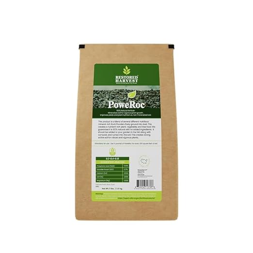 PowerRoc: 100% Natural Rock Powder Plant Food and Fertilizer - Natural Chemical Free with Unmatched Nutrient Concentration