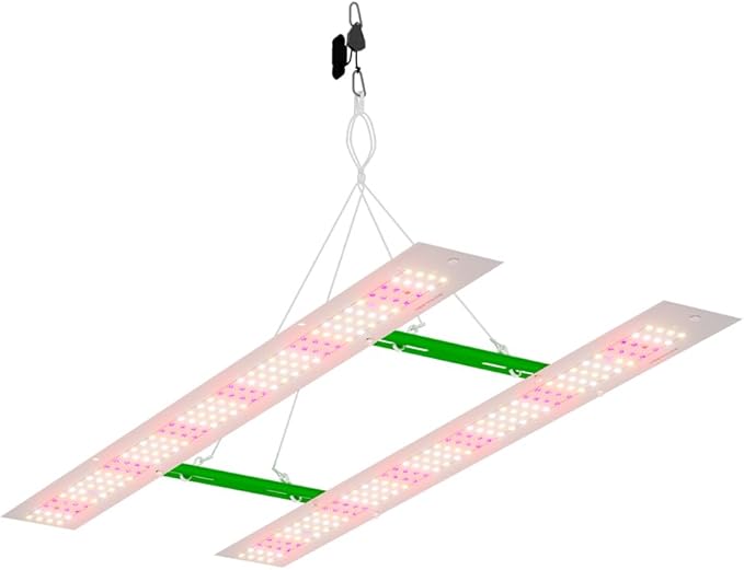 400W LED Plant Lights Sunlight Full Spectrum Growth Box UV IR Planting Panel Lamp 100-277V Indoor Hydroponics Lighting 110V Red Bule Greenhouse Tent Seeds Flowers Potted Grow Lamps with Hook US Plug