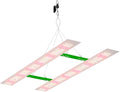 400W LED Plant Lights Sunlight Full Spectrum Growth Box UV IR Planting Panel Lamp 100-277V Indoor Hydroponics Lighting 110V Red Bule Greenhouse Tent Seeds Flowers Potted Grow Lamps with Hook US Plug