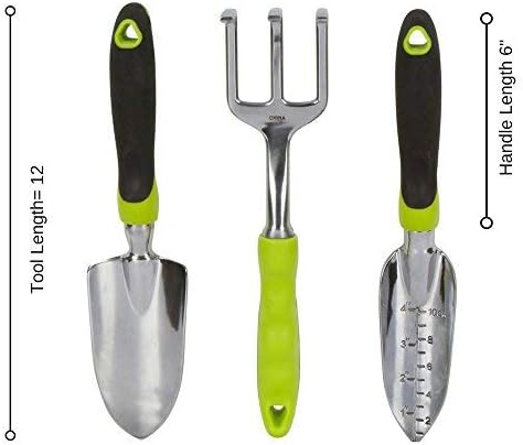 Ultimate Gardening Tool Set - Includes Wrought Iron Hose HolderWatering Wand Garden Hand Tools and Set of Two Garden Scissors. Gardening Gifts for Men and Women