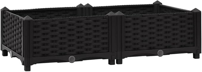 YAFF Raised Bed 31.5x15.7x9.1 Polypropylene (8.096lbs) F