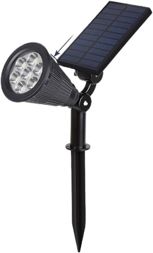 Outdoor Solar Spotlights with Spike for Garden Path Lighting(Cool White Light2 PCS)