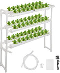 Hydroponic Growing Pipe Kit 36/54/72/90/108 Holes Sites 1 Layers to 4 Layers Planting Sites Grow Box Water Culture System (Color : 1F 6Pipes 54 Sites) (3f 6pipes 54 Sites)