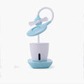 Lampada per piante 5w Lampada da coltivazione Lampada da coltivazione a doppia Testa a spettro completo con collo d'oca regolabile a 360 gradi per piante da interno (Colore : Bianco)