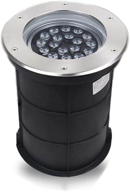 Recessed 9W/18W LED Colorful Underground Light IP65 Waterproof Buried Spotlights for Landscape Garden Road Courtyard Embedded Tree Projection Lamp Integrated (Size : 18W)