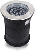Recessed 9W/18W LED Colorful Underground Light IP65 Waterproof Buried Spotlights for Landscape Garden Road Courtyard Embedded Tree Projection Lamp Integrated (Size : 18W)