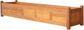 Garden Raised Bed Acacia Wood 59x11.8x9.8Elevated Wood Planter for Growing Fresh Herbs Vegetables Flowers Succulents &amp Other Plants at HomeGreat for Outdoor Patio Deck Balcony
