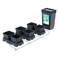 AutoPot 6 Pot easy2grow System with 2.2 Gallon Plastic Pots and 12.4 Gallon Tank - Dual-Pot Self-Watering Gravity-Fed Hydroponic System (6Pot - 2.2 Gallon - 12.4 Gallon Tank)