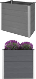 YAFF Garden Raised Bed WPC 39.4x19.7x35.8 Gray (57.86lbs)