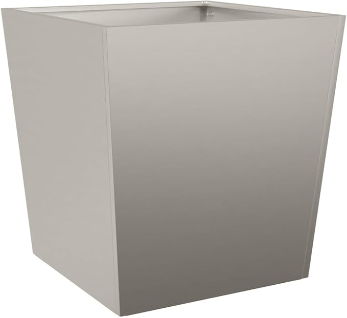 Garden Planter Brown Weathering Steel 19.7x19.7x19.7 inch Square Outdoor Decorative Inlays Durable Metal for Patio Balcony Terrace