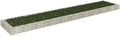 Gabion Raised Bed Gabion mesh Planter Boxes Outdoor Metal Raised Garden beds for entryways Front Yards Decks patios Galvanized Steel 196.9x39.4x7.9