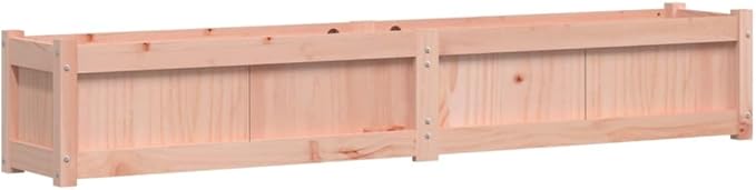 Wooden Raised Garden Bed for Vegetables Flowers Wooden Planter Box Outdoor Wooden Raised Garden Bed Planter Wooden Planter Garden Boxes 70.9x12.2x12.2 Solid Wood Douglas