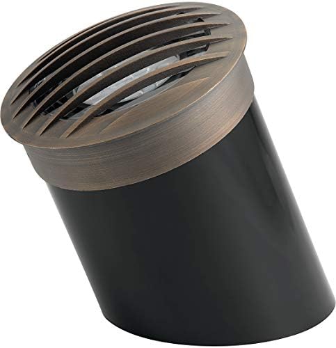 Kichler 15508CBR Transitional One Light Landscape Accent in Brass Finish 5.50 inches