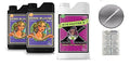 Advanced Nutrients Sensi Bloom A and B 4 Liter with Bud Factor X 1 Liter Bundle with Conversion Chart and 3mL Pipette